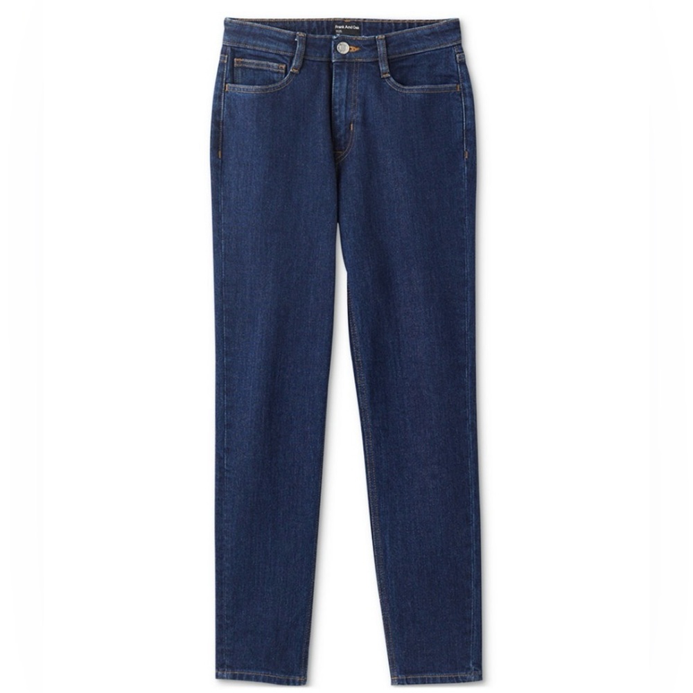 Frank And Oak The Kim Slim Jean in Dark Wash
